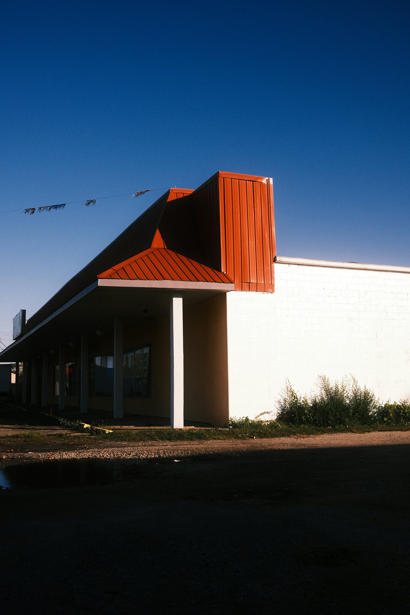 Commercial storefront exterior